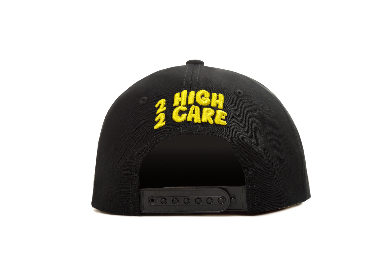 2H2C Gorra Negro con Amarillo Visera