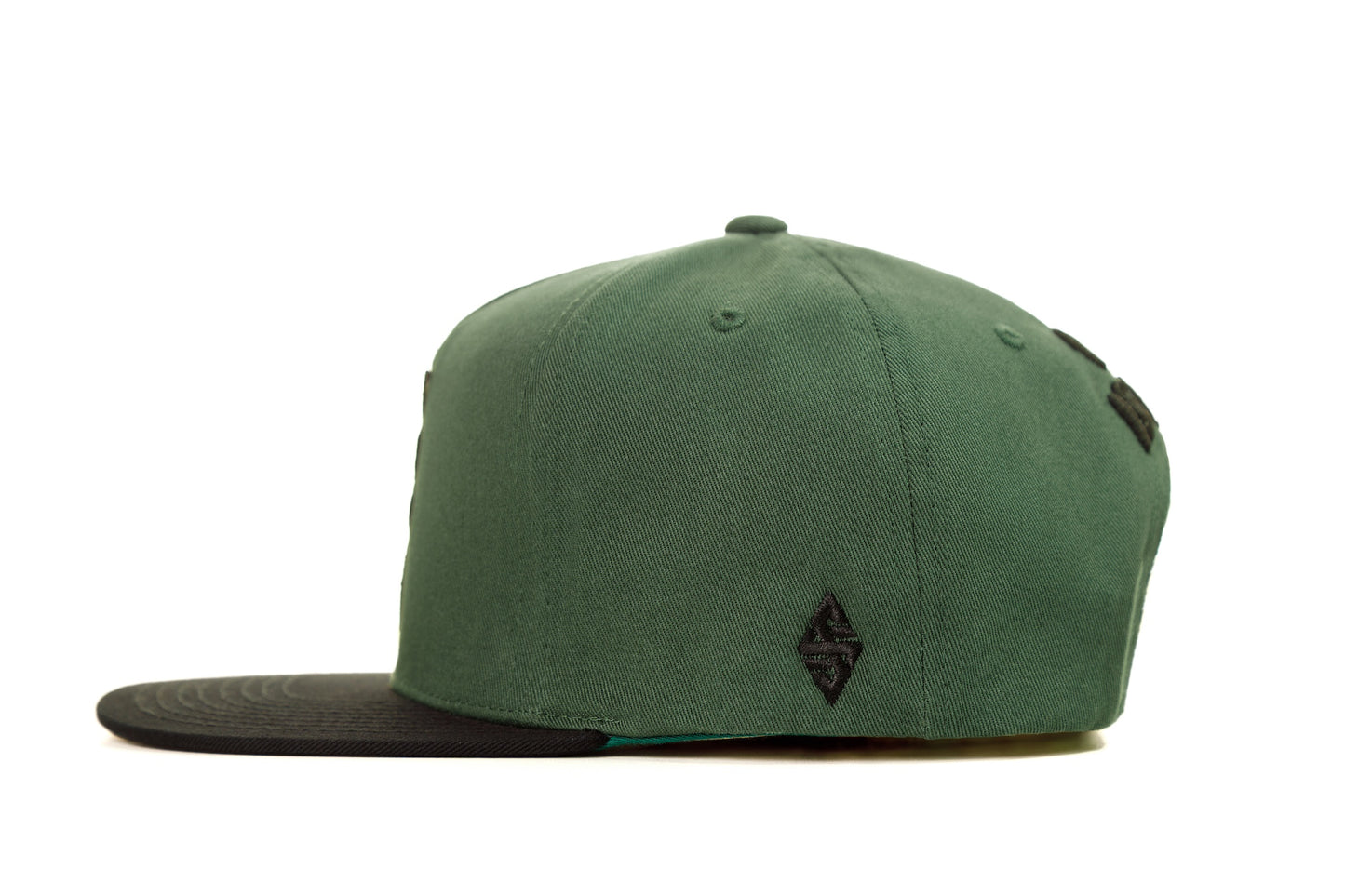 Cash Gorra Verde con Negro Visera